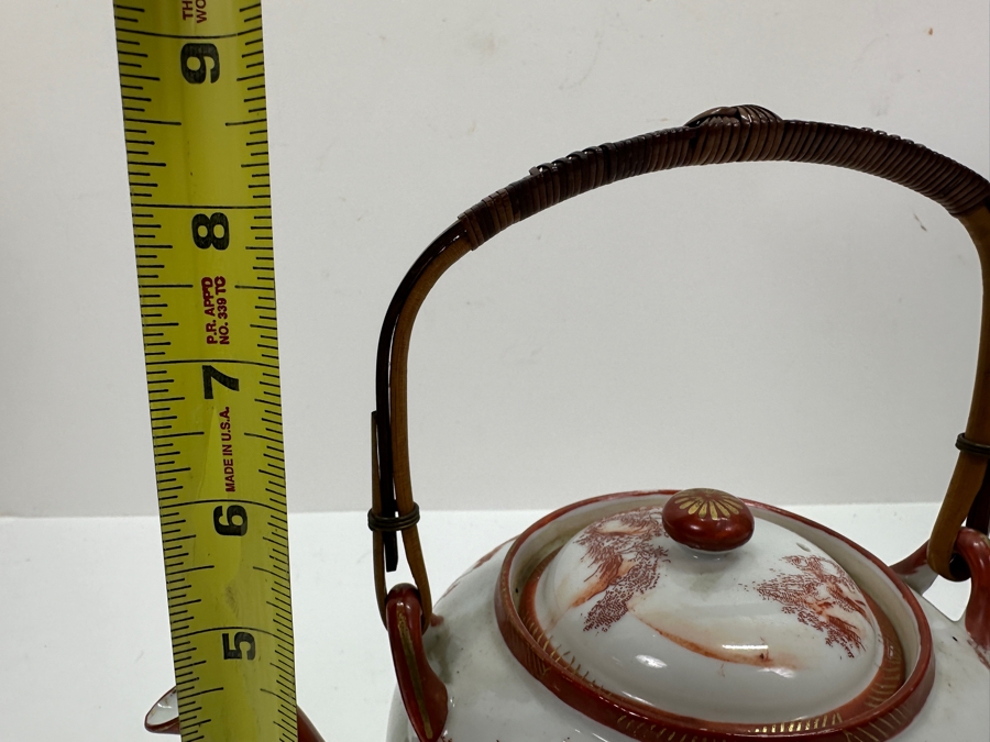Vintage Japanese Kutani Teapot 8W X 8.5H [Photo 10]