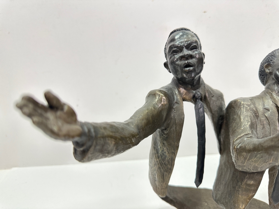 Mark Hopkins Bronze Sculpture Titled 'Trio' 1995 Numbered 135 Of 750 16W X 6D X 10H [Photo 7]