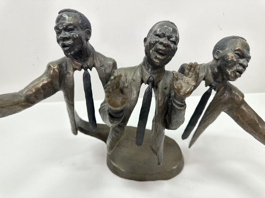 Mark Hopkins Bronze Sculpture Titled 'Trio' 1995 Numbered 135 Of 750 16W X 6D X 10H [Photo 4]