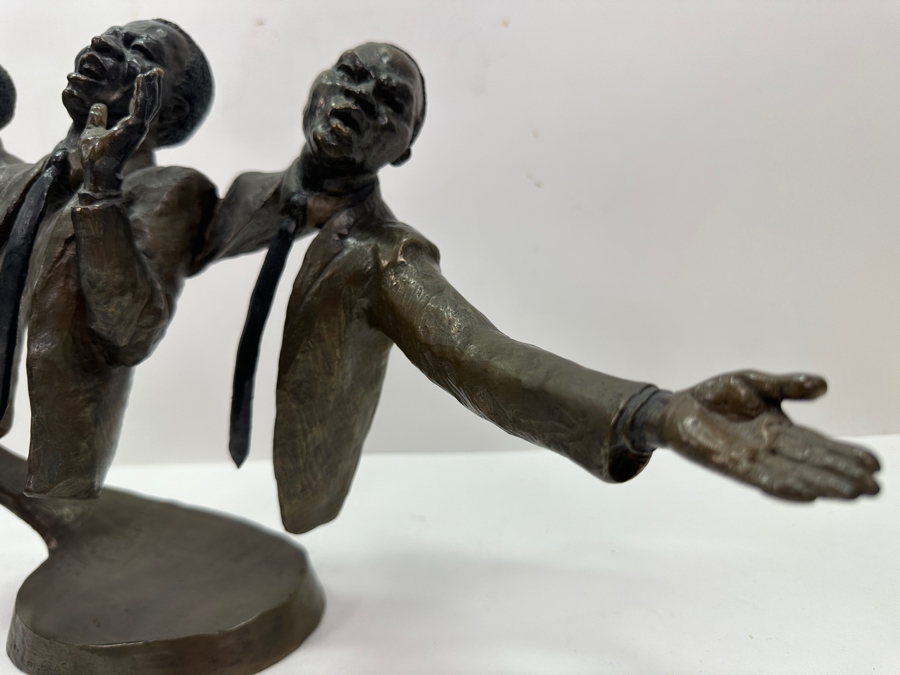 Mark Hopkins Bronze Sculpture Titled 'Trio' 1995 Numbered 135 Of 750 16W X 6D X 10H [Photo 6]