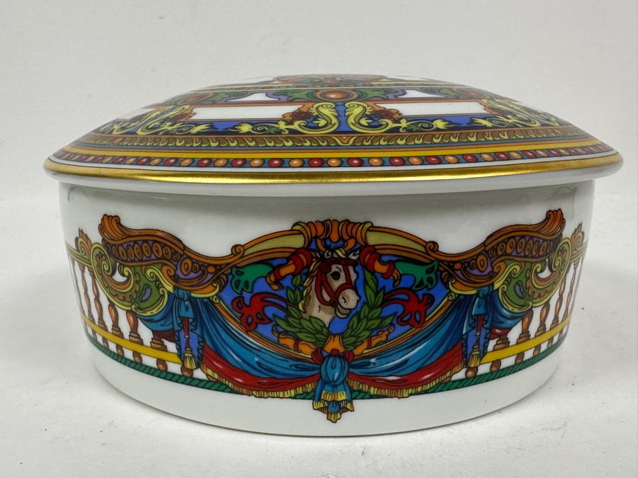 GUCCI Porcelain Box Made In France Carousel Horse 6W X 2.75H [Photo 4]