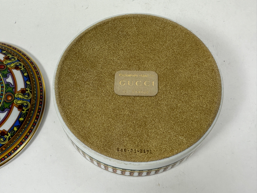 GUCCI Porcelain Box Made In France Carousel Horse 6W X 2.75H [Photo 9]