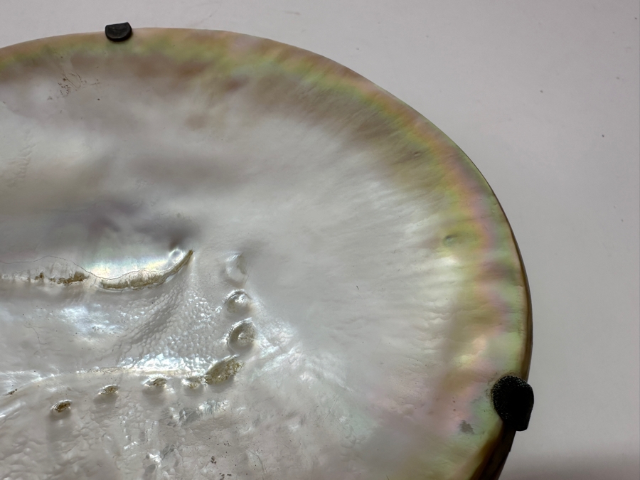 Vintage Maitland-Smith Mother Of Pearl Caviar Dish 7.5W X 6D X 3H [Photo 9]