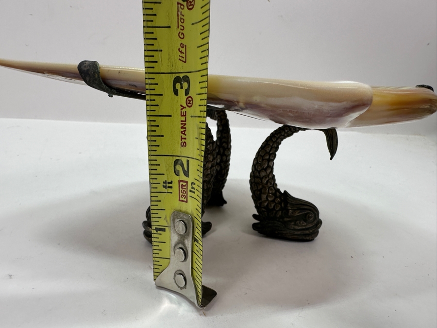 Vintage Maitland-Smith Mother Of Pearl Caviar Dish 7.5W X 6D X 3H [Photo 13]