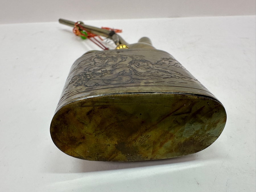 Vintage Chinese Brass Opium Pipe 8H [Photo 8]