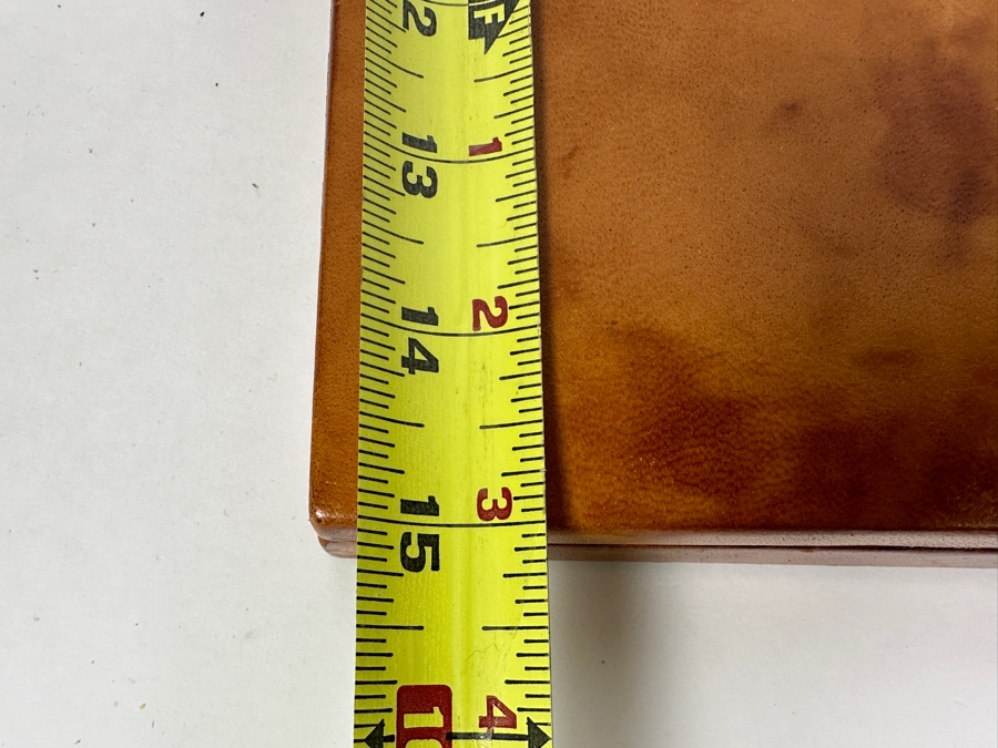 Embossed Leather Portable Lap Desk With Two Folding Doors And One Top Compartment 16W X 15D X 2.5H [Photo 7]