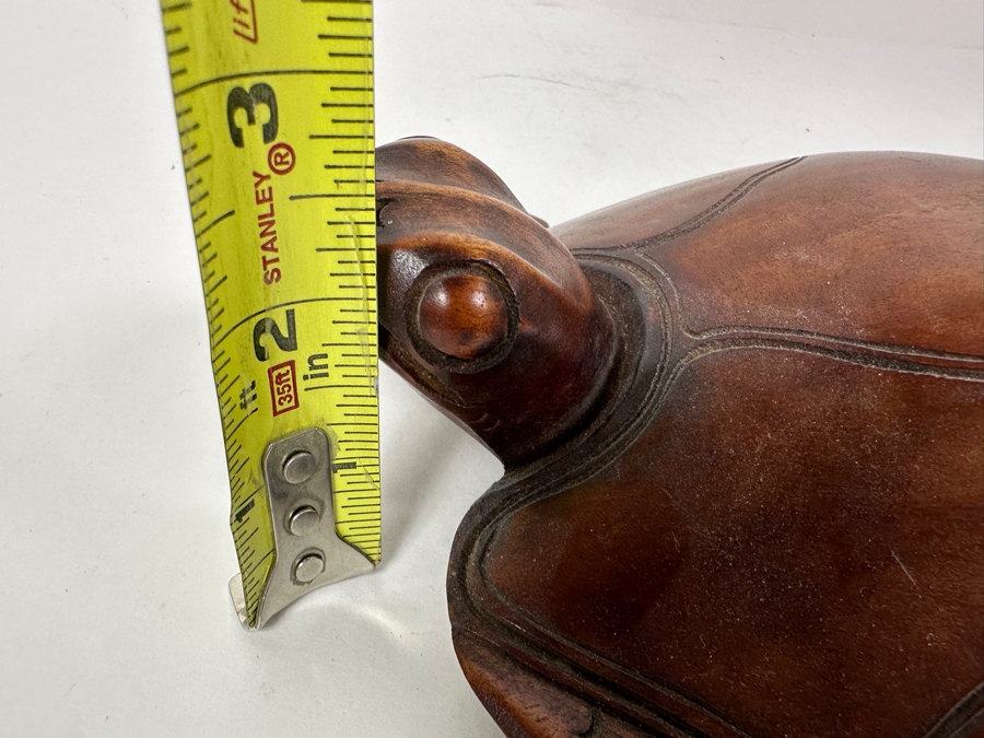 Hand Carved Wooden Turtle 10'W x 8'L x 2.5'H [Photo 11]