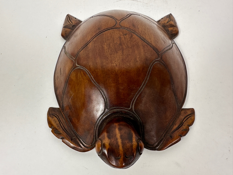 Hand Carved Wooden Turtle 10'W x 8'L x 2.5'H [Photo 7]