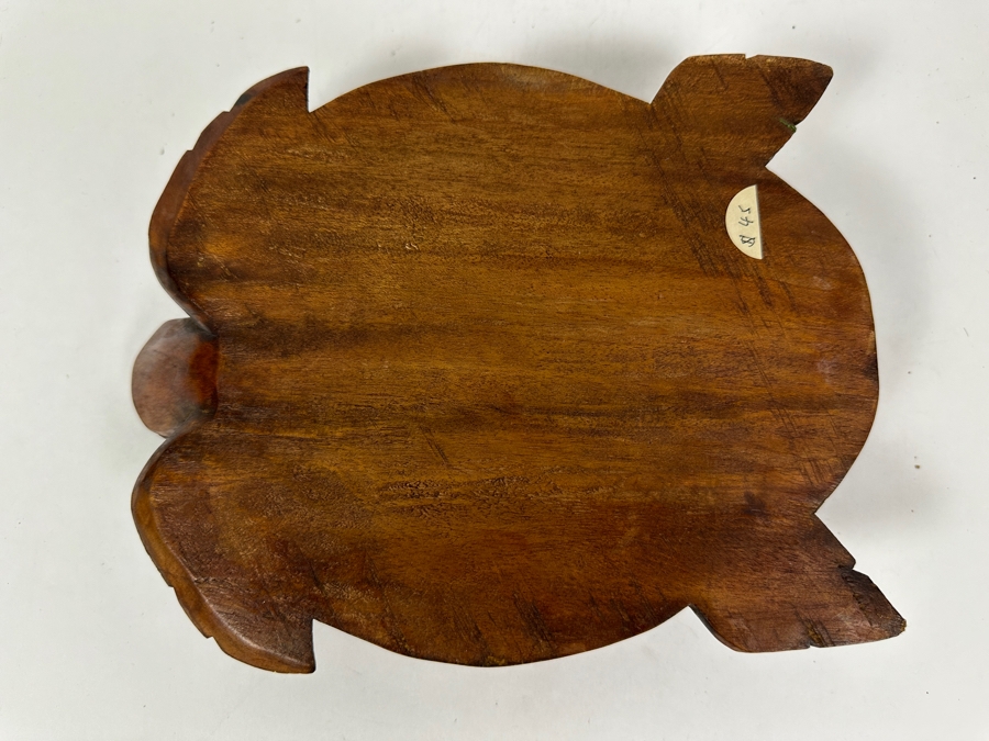 Hand Carved Wooden Turtle 10'W x 8'L x 2.5'H [Photo 9]