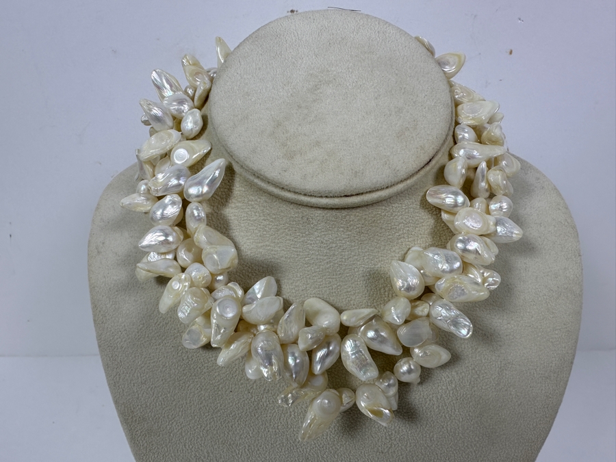 15' Multi-Strand Pearl Necklace [Photo 4]