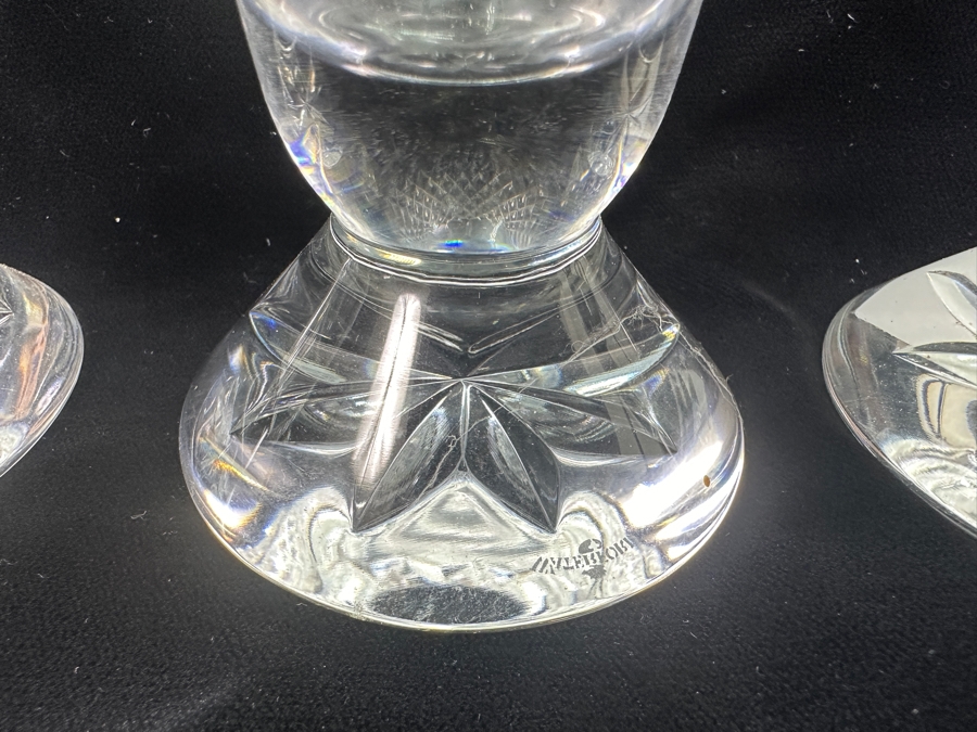 Four New Waterford Glenmede Crystal Pilsner Glasses 9H $280 Value [Photo 4]