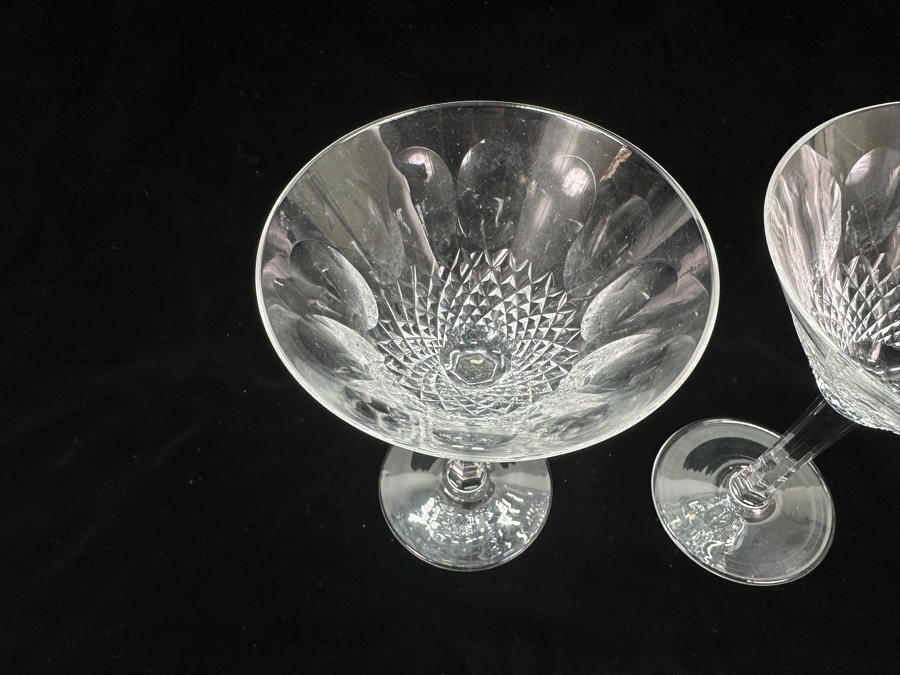 Set of (2) Waterford Colleen Martini Cocktail Glasses 6'H Replacements Value $699 [Photo 3]