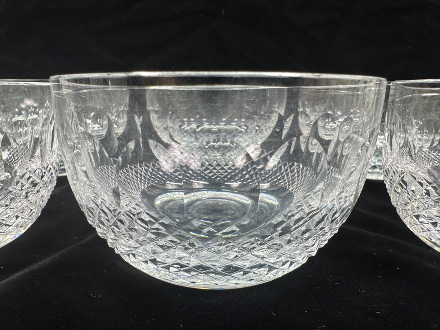 Set of (6) Waterford Colleen 4' Finger Condiment Bowls 4'W x 2.5'H Replacements Value $599 [Photo 4]