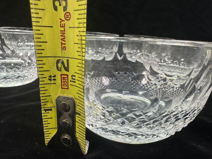 Set of (6) Waterford Colleen 4' Finger Condiment Bowls 4'W x 2.5'H Replacements Value $599 [Photo 8]