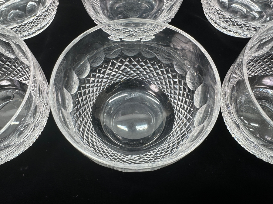 Set of (6) Waterford Colleen 4' Finger Condiment Bowls 4'W x 2.5'H Replacements Value $599 [Photo 5]