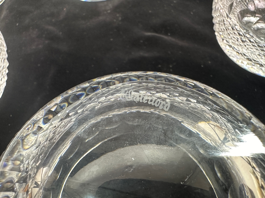 Set of (6) Waterford Colleen 4' Finger Condiment Bowls 4'W x 2.5'H Replacements Value $599 [Photo 6]