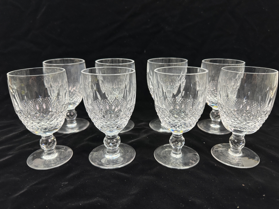 Set of (8) Waterford Colleen Wine/Port Glasses 4.75'H Replacements Value $559 [Photo 2]
