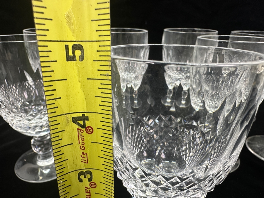 Set of (8) Waterford Colleen Wine/Port Glasses 4.75'H Replacements Value $559 [Photo 7]
