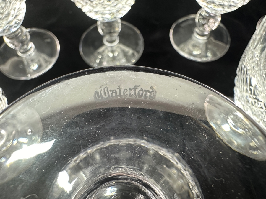 Set of (8) Waterford Colleen Wine/Port Glasses 4.75'H Replacements Value $559 [Photo 6]