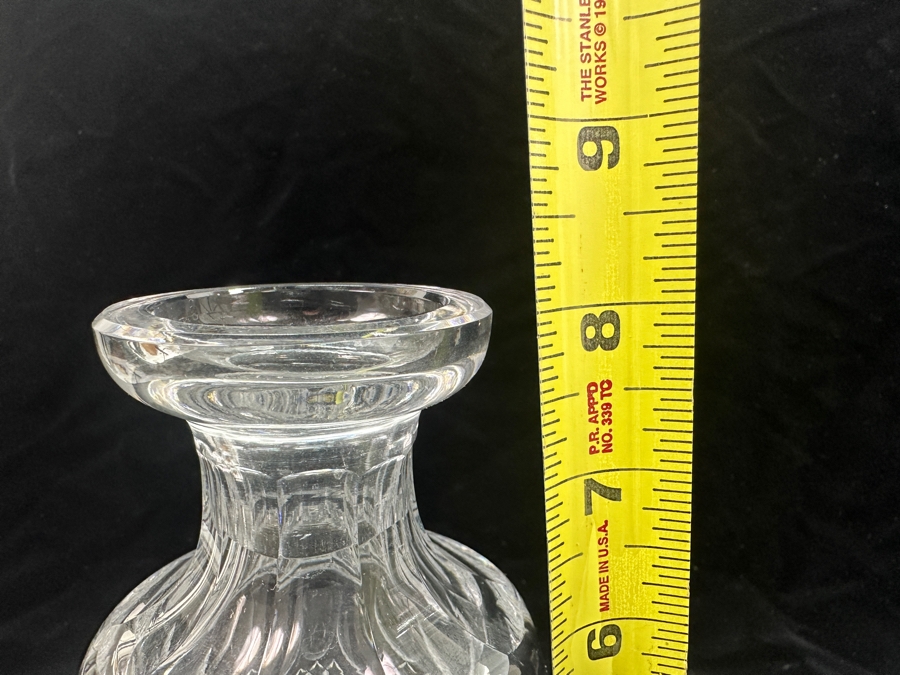 Waterford Colleen Wine Decanter No Stopper 10 7/8' Replacement Value $189 And Spirit Decanter No Stopper 8'H [Photo 9]