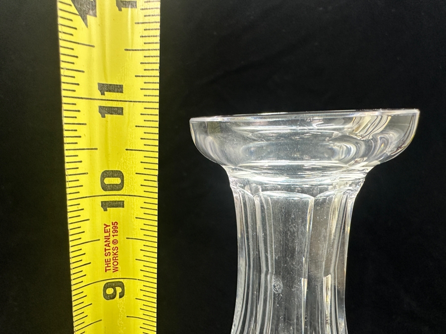 Waterford Colleen Wine Decanter No Stopper 10 7/8' Replacement Value $189 And Spirit Decanter No Stopper 8'H [Photo 8]