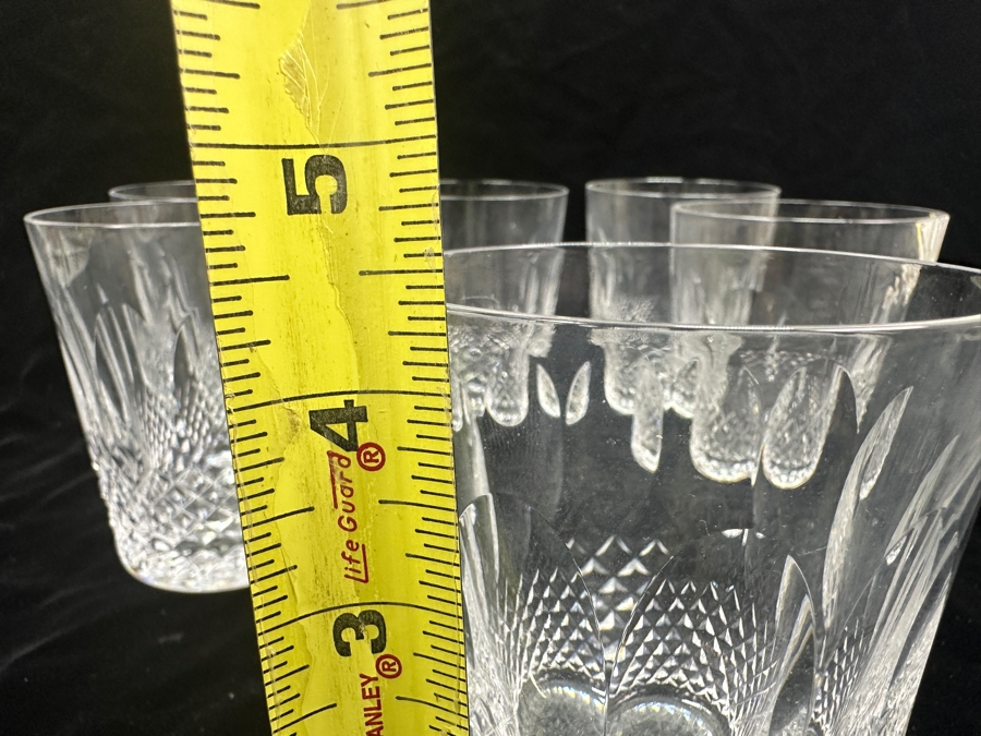 Set of (6) Waterford Colleen Double Old Fashioned Glasses 4 3/8'H Replacements Value $1,319 [Photo 7]