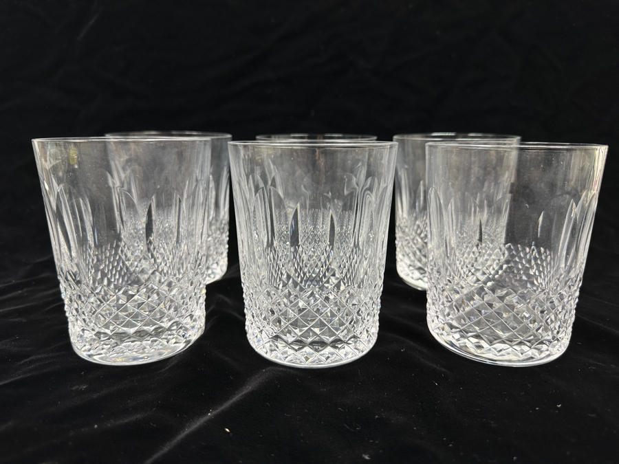 Set of (6) Waterford Colleen Double Old Fashioned Glasses 4 3/8'H Replacements Value $1,319 [Photo 3]