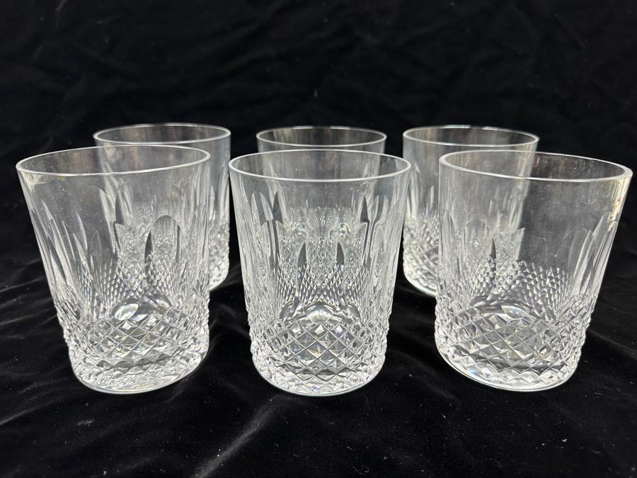 Set of (6) Waterford Colleen Double Old Fashioned Glasses 4 3/8'H Replacements Value $1,319 [Photo 2]
