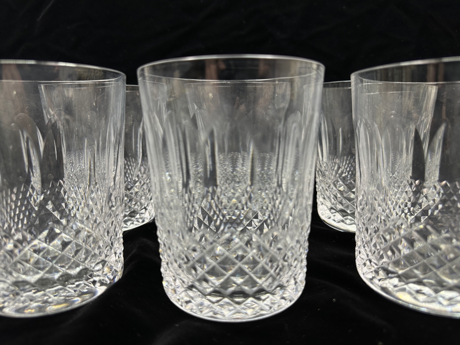 Set of (6) Waterford Colleen Double Old Fashioned Glasses 4 3/8'H Replacements Value $1,319 [Photo 4]