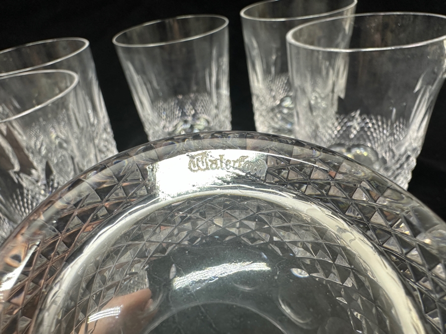 Set of (6) Waterford Colleen Double Old Fashioned Glasses 4 3/8'H Replacements Value $1,319 [Photo 6]