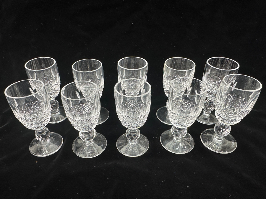 Set of (10) Waterford Colleen Cordial Glasses 3 1/4'H Replacements Value $359 [Photo 4]
