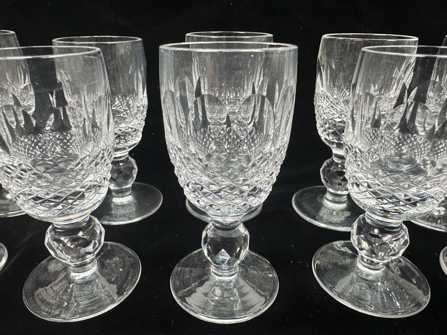 Set of (10) Waterford Colleen Cordial Glasses 3 1/4'H Replacements Value $359 [Photo 6]