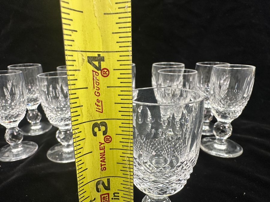 Set of (10) Waterford Colleen Cordial Glasses 3 1/4'H Replacements Value $359 [Photo 8]