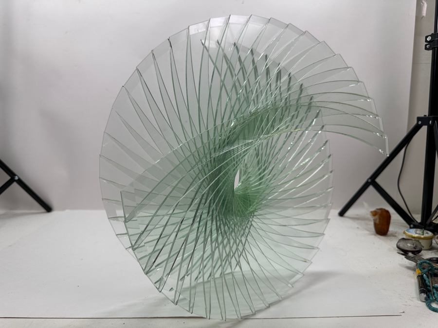 Spiral Motion Glass Sculpture 16W X 8D X 16H [Photo 9]