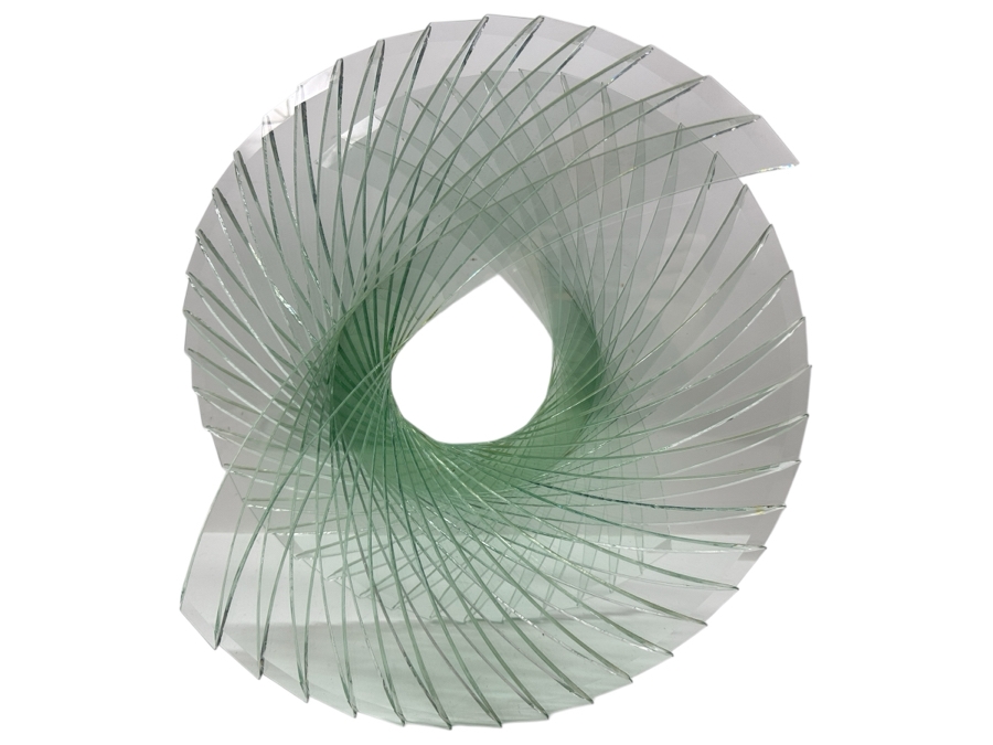 Spiral Motion Glass Sculpture 16W X 8D X 16H [Photo 1]