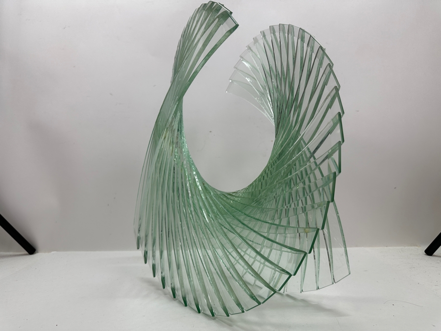 Spiral Motion Glass Sculpture 16W X 8D X 16H [Photo 5]