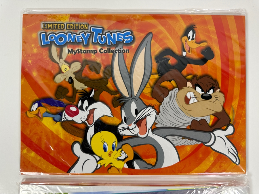 Sealed Limited Edition Looney Tunes MyStamp Collection With Tweety & Sylvester, Roadrunner & Wile E. Coyote, Bugs Bunny & Tazmanian Devil, Daffy Duck & Elmer Fudd [Photo 2]
