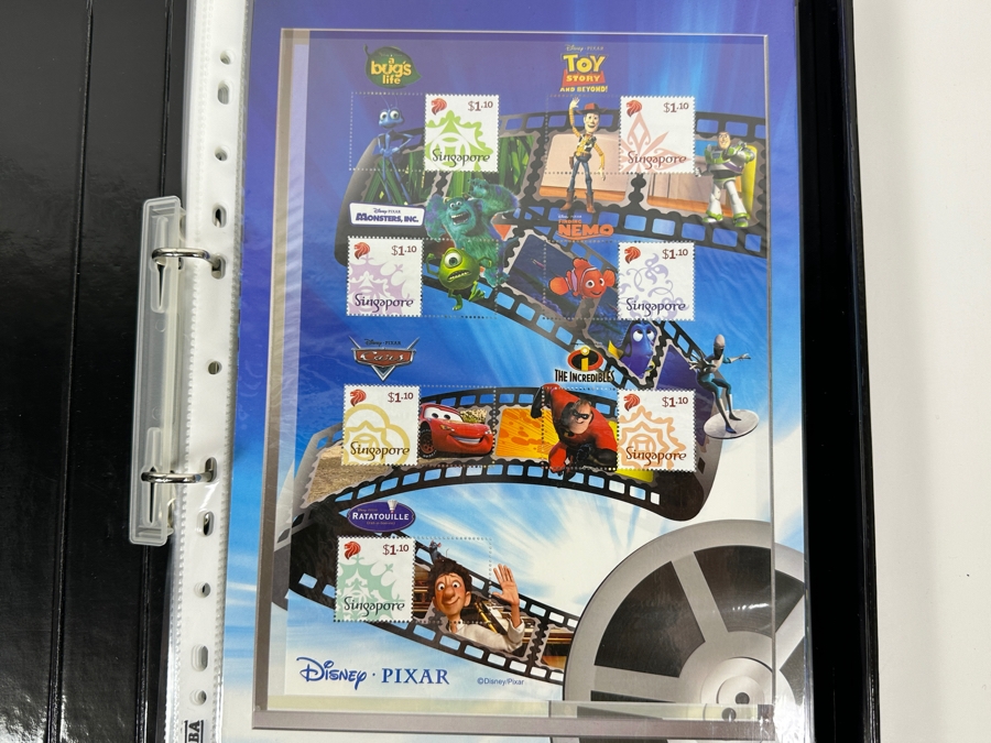 Disney PIXAR MyStamp Movie Magic Collection Featuring Mint Stamps From Toy Story, A Bug's Life, Monsters, Inc., Finding Nemo, The Incredibles, Cars & Ratatouille - See Photos [Photo 2]