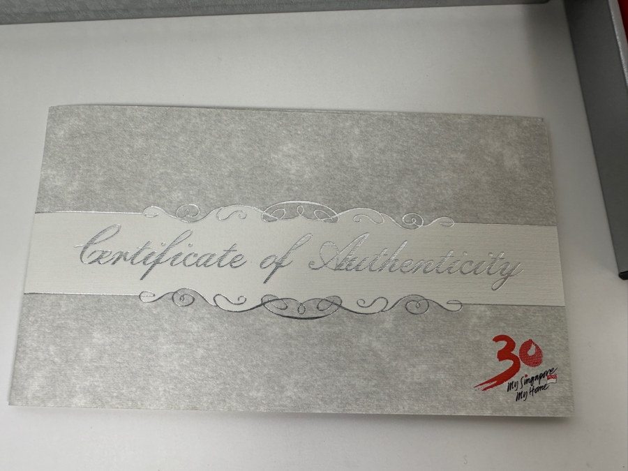 1995 Sterling Silver Proof Coin Set Produced By The Singapore Mint Limited Edition Set [Photo 10]