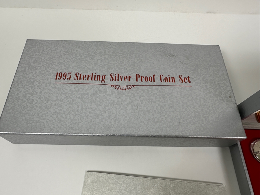 1995 Sterling Silver Proof Coin Set Produced By The Singapore Mint Limited Edition Set [Photo 9]