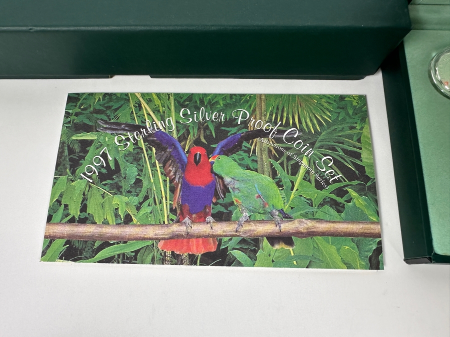 1997 Sterling Silver Proof Coin Set With Silver Ingot Produced By The Singapore Mint Limited Edition Set [Photo 10]