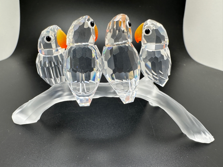 Swarovski Crystal Lovebirds with Box #199123 2'H [Photo 5]
