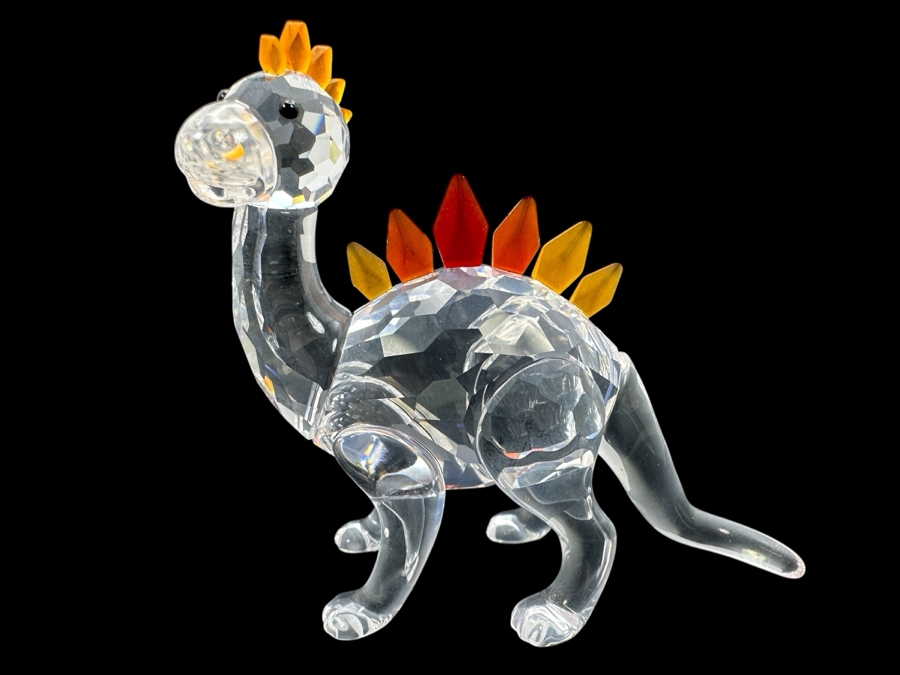 Swarovski Crystal Dinosaur Dino #480514 with Box 2.75'H [Photo 1]
