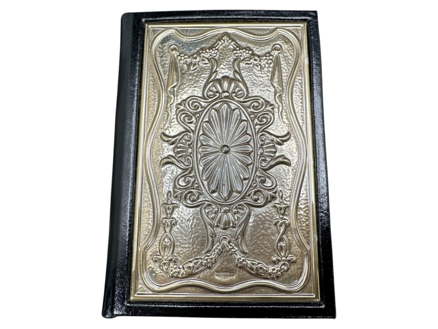 English Repousse Sterling Silver Covered Daily Planner [Photo 1]