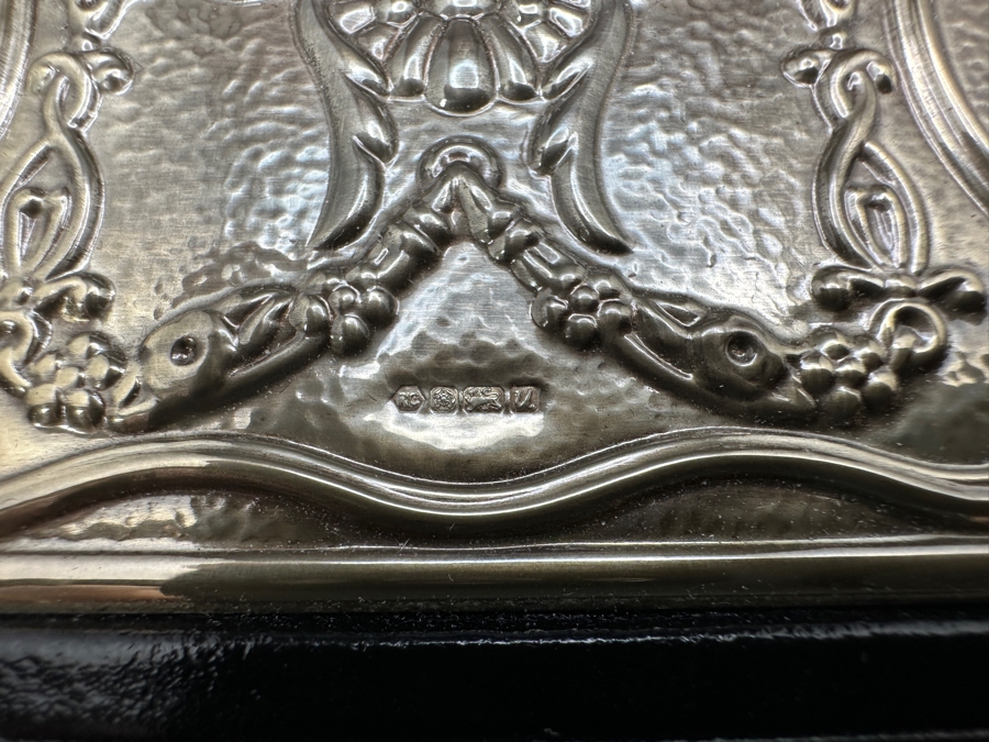 English Repousse Sterling Silver Covered Daily Planner [Photo 2]