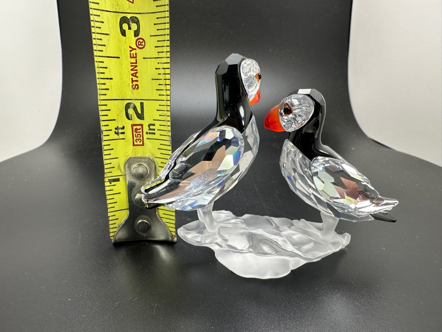 Swarovski Crystal Puffins #261643 with Box 2.5'H [Photo 9]