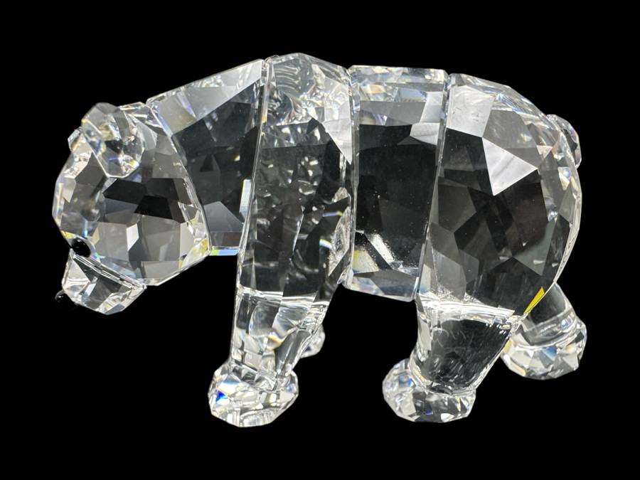 Swarovski Crystal Polar Bear #866308 with Box 1.75'H [Photo 1]