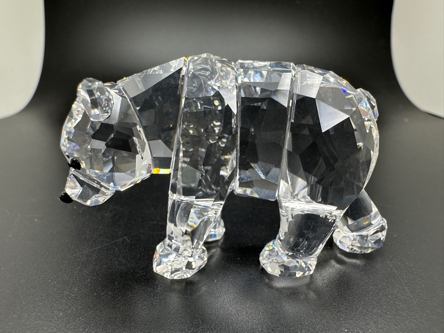Swarovski Crystal Polar Bear #866308 with Box 1.75'H [Photo 3]