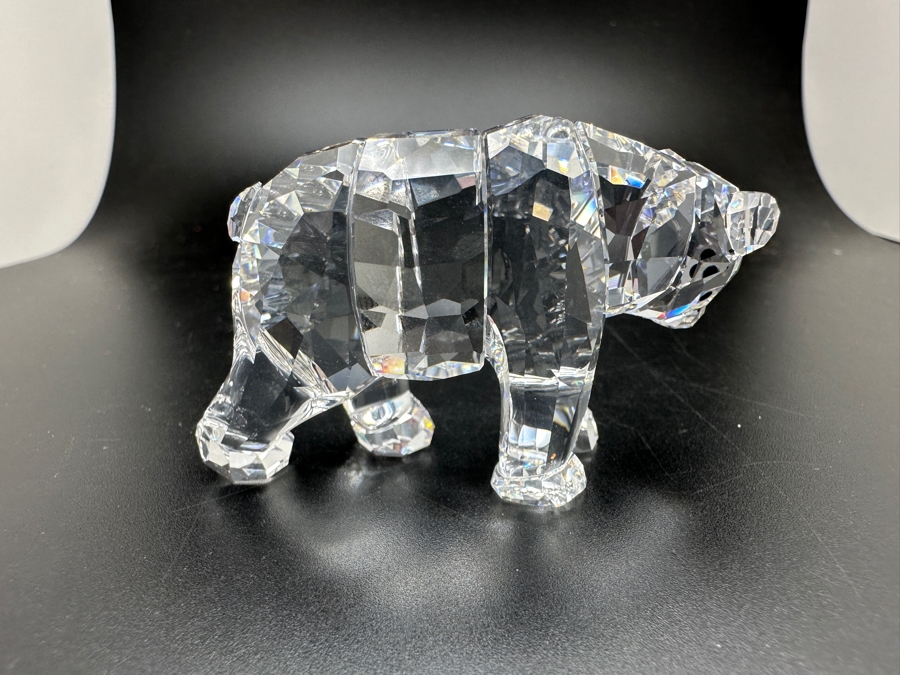 Swarovski Crystal Polar Bear #866308 with Box 1.75'H [Photo 6]