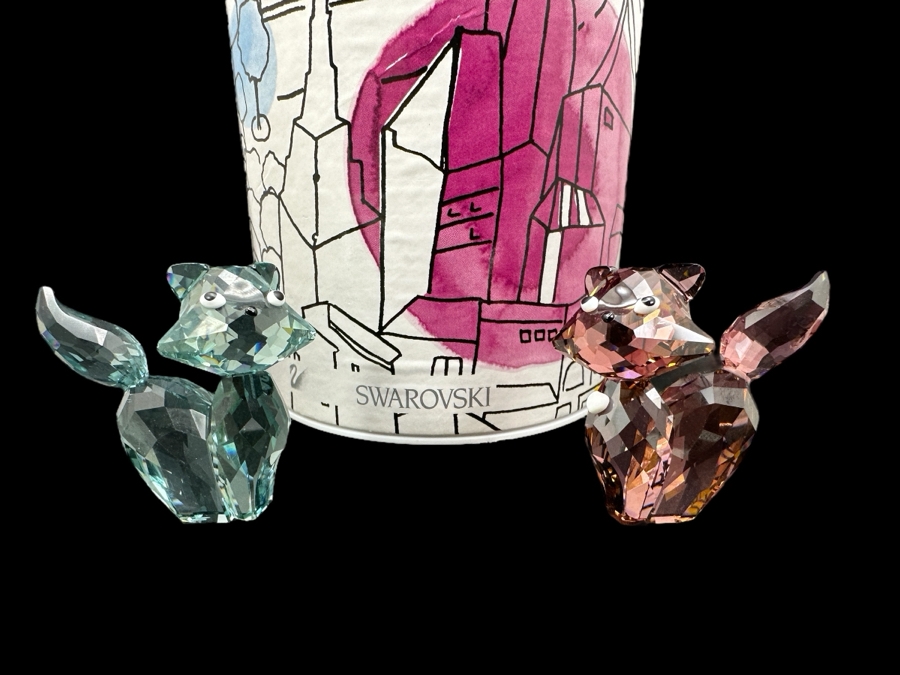 Swarovski Crystal Lovlot Marie & Pierre #995011 with Box 1.5'H [Photo 2]